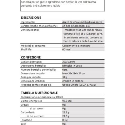 Aceto Balsamico di Modena