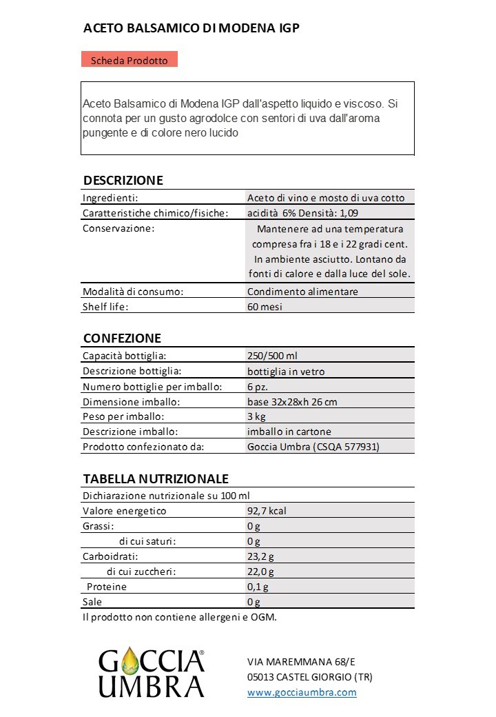 Aceto Balsamico di Modena