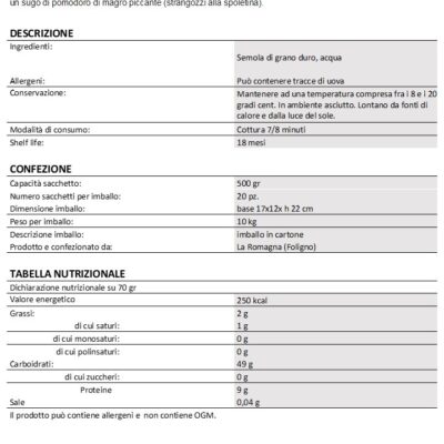 Stringozzi Umbri Artigianali